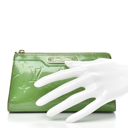 Louis Vuitton Vernis Trousse Cosmetic Pouch Vert Tonic 2 of 11