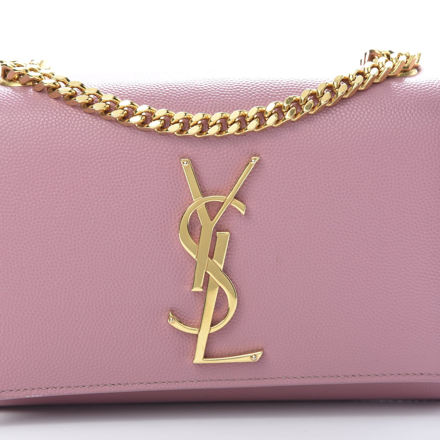 Grain De Poudre Small Classic Monogram Kate Satchel Old Rose