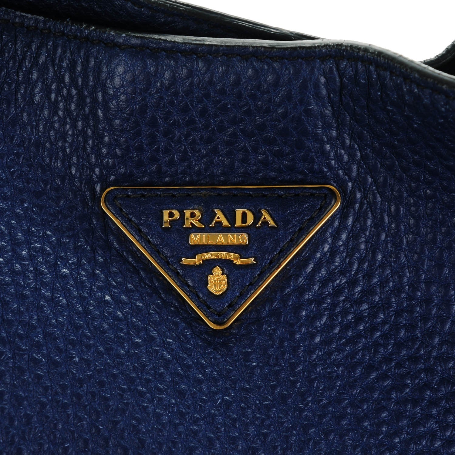 Prada Vitello Daino Hobo Inchiostro 3 of 10