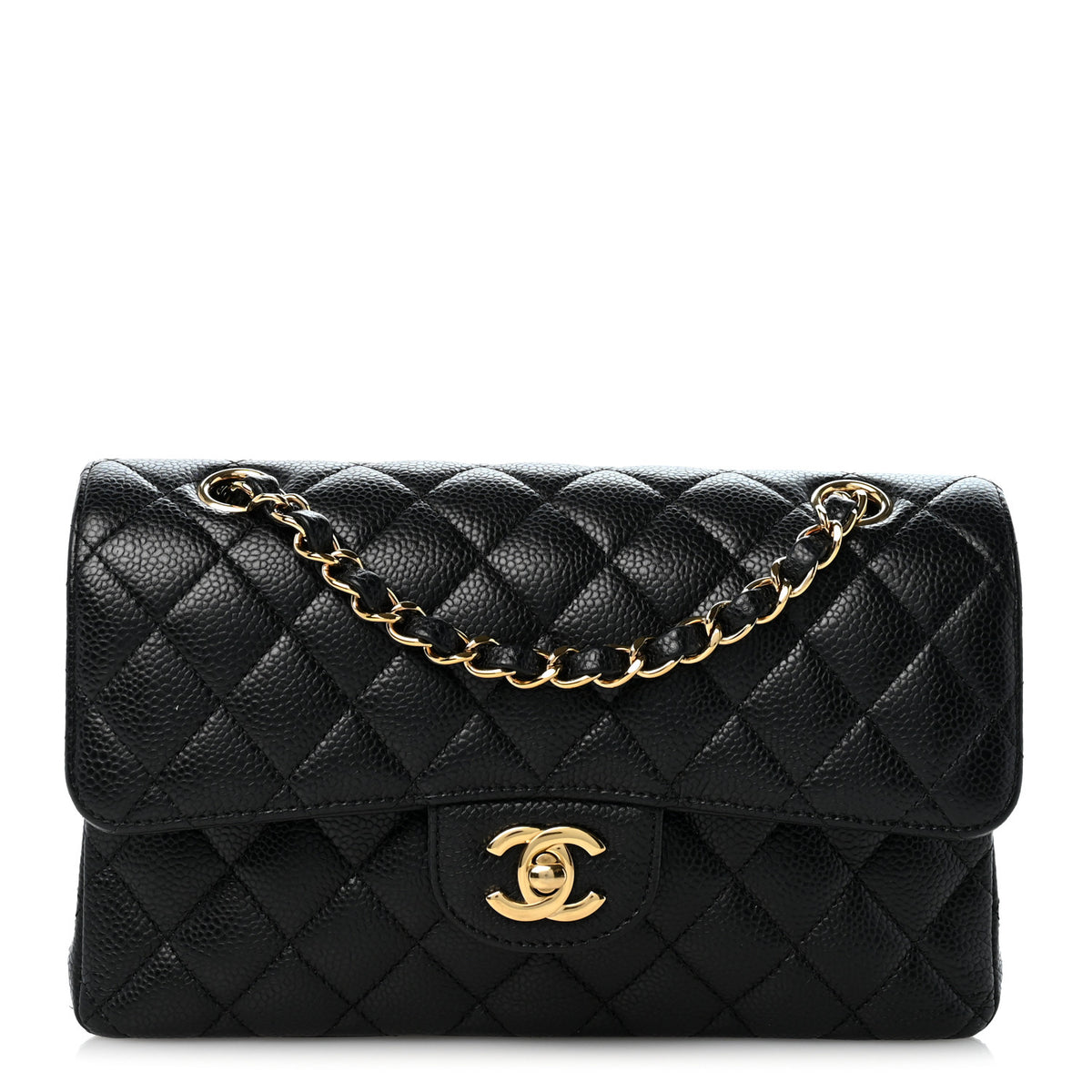 Chanel Caviar Quilted Small Double Flap Black 1 of 12