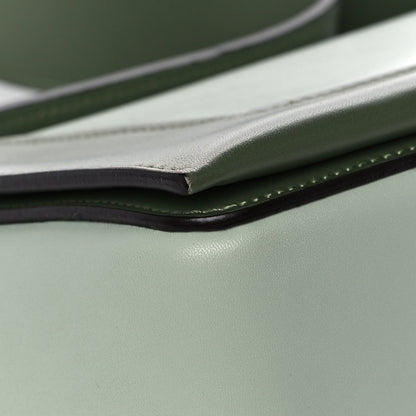 Celine Shiny Smooth Calfskin Medium Frame Shoulder Bag Olive Pastel Green 9 of 12