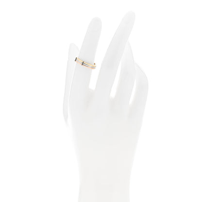 Cartier 18K Pink White Yellow Gold 3.5mm Vendome Louis Cartier Wedding Band Ring 50 5.25 2 of 6