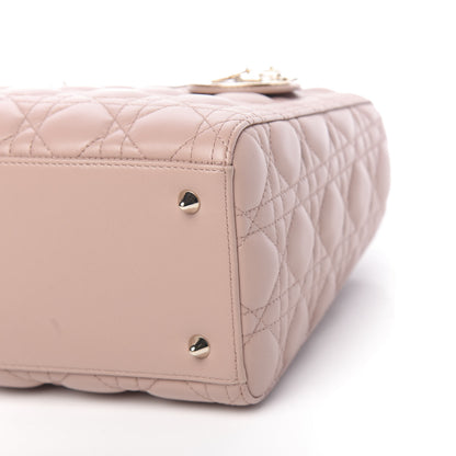 Christian Dior Lambskin Cannage Medium Lady Dior Pink 8 of 9