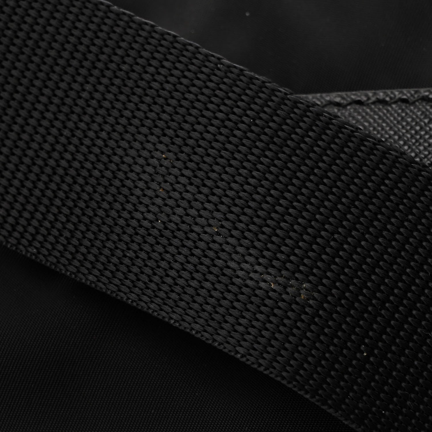 Prada Re-Nylon Vela Saffiano Pocket Double Buckle Messenger Shoulder Bag Black 11 of 12