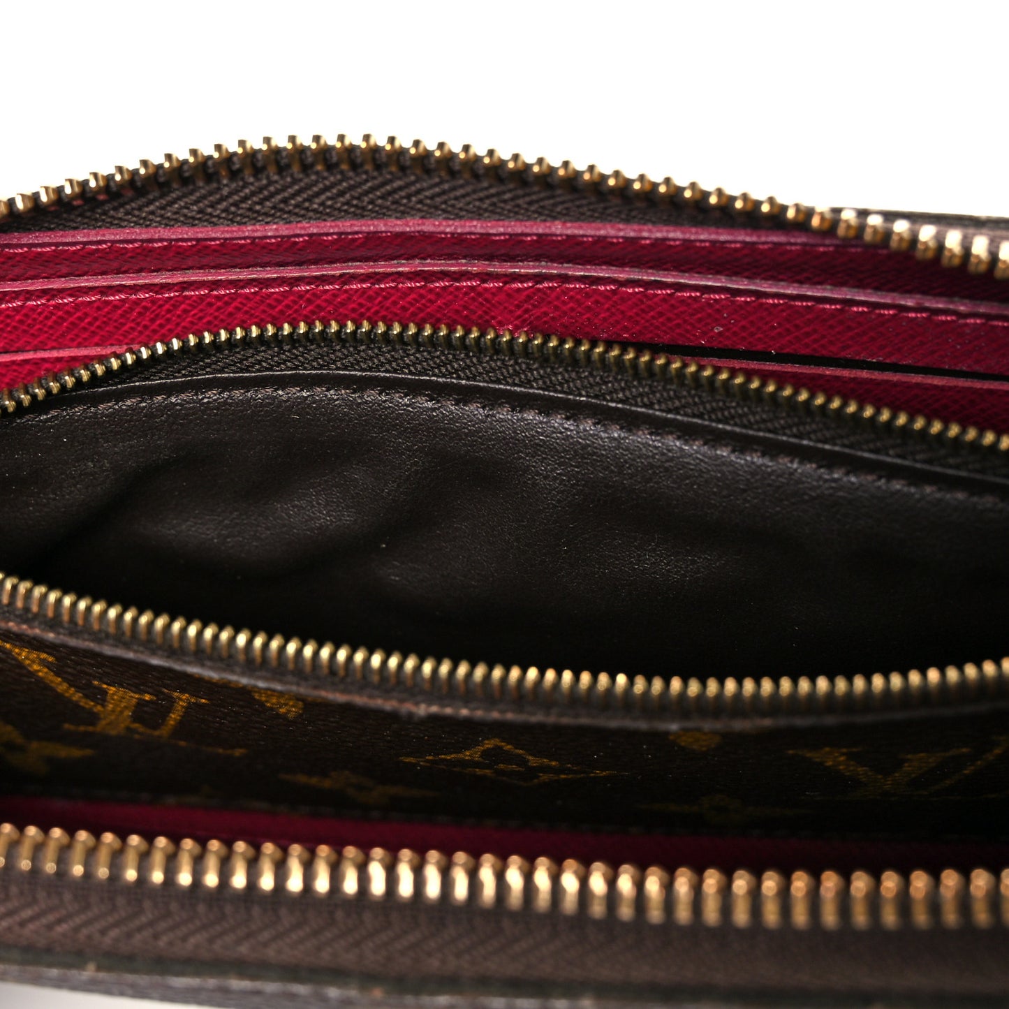 Monogram Clemence Wallet Fuchsia