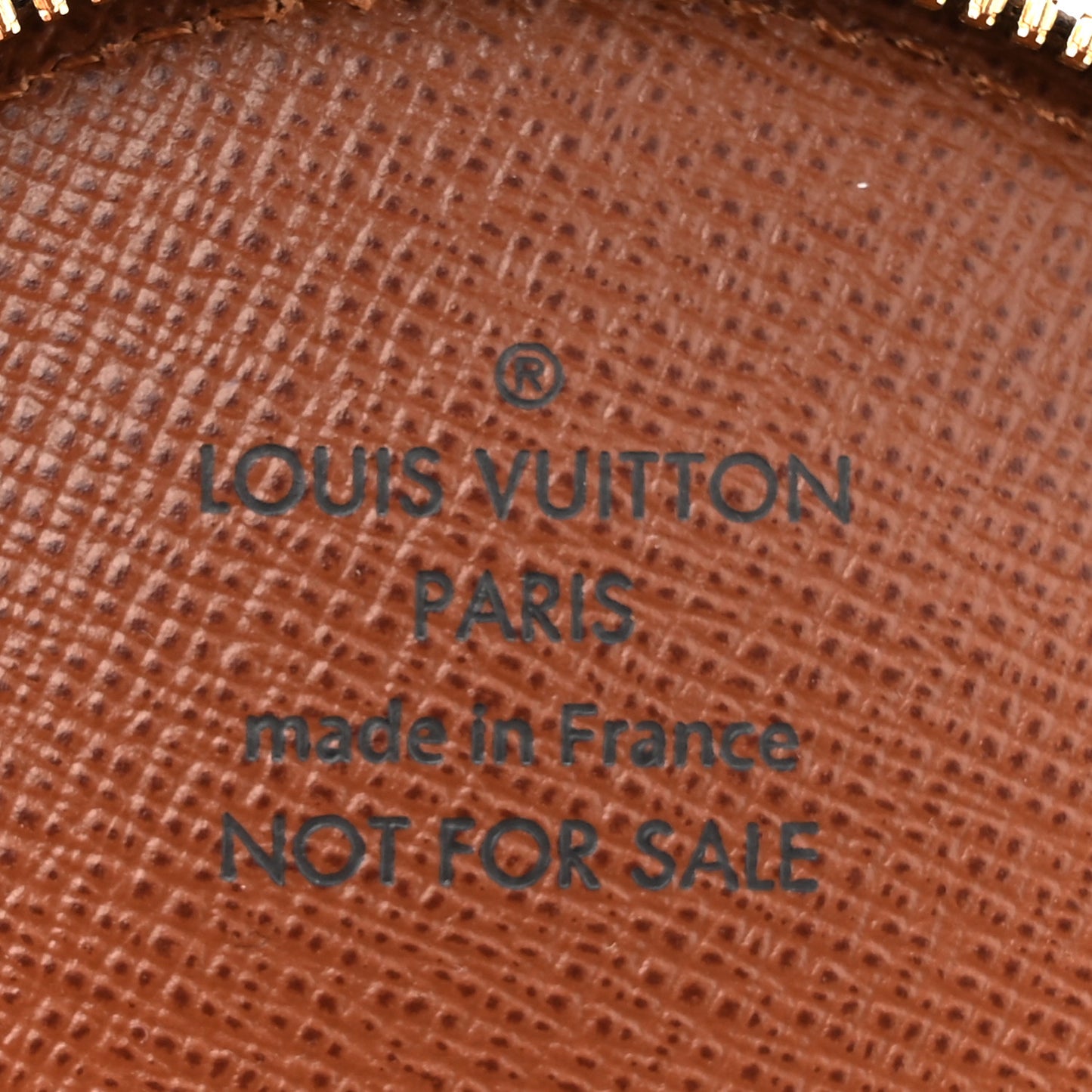 Monogram Round Coin Purse