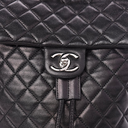 Chanel Lambskin Quilted Small Urban Spirit Backpack Black 10 of 10