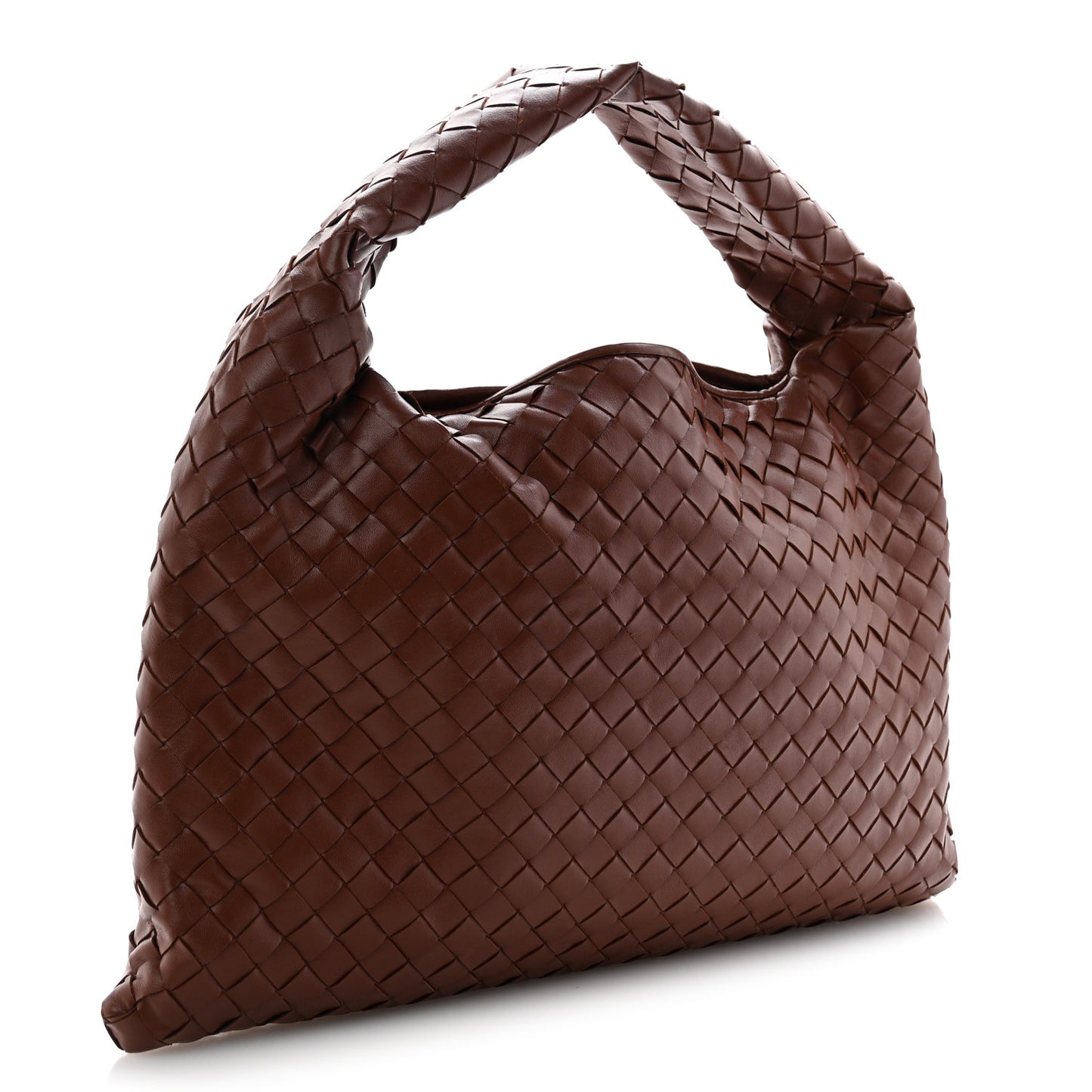 Calfskin Intrecciato Small Hop Sapele