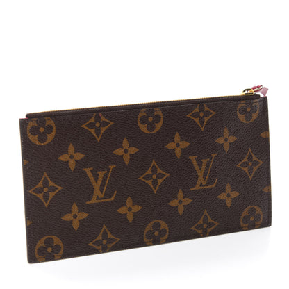 Louis Vuitton Monogram Felicie Chain Wallet Zippered Insert Fuchsia 3 of 6