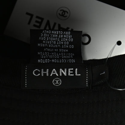 Chanel Cotton CC Bucket Hat L Black 6 of 6