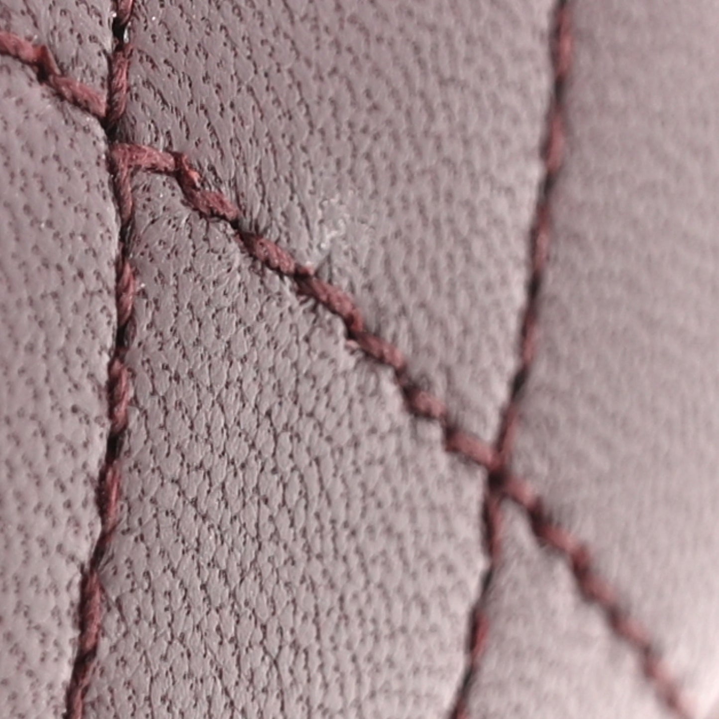 Lambskin Quilted Mini Gaby Vanity Case Rouge Cabernet