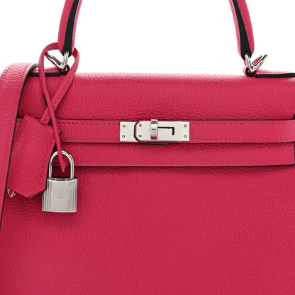 Hermes Togo Kelly Retourne 25 Rose Mexico 8 of 11