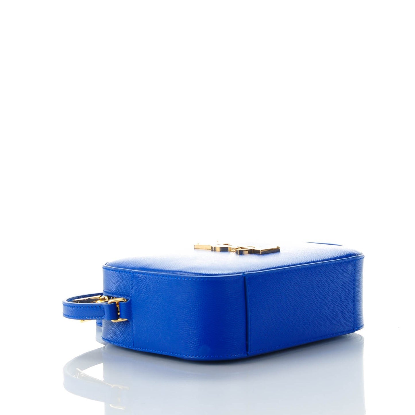 Grain De Poudre Small Classic Monogram Camera Bag Blue Majorelle