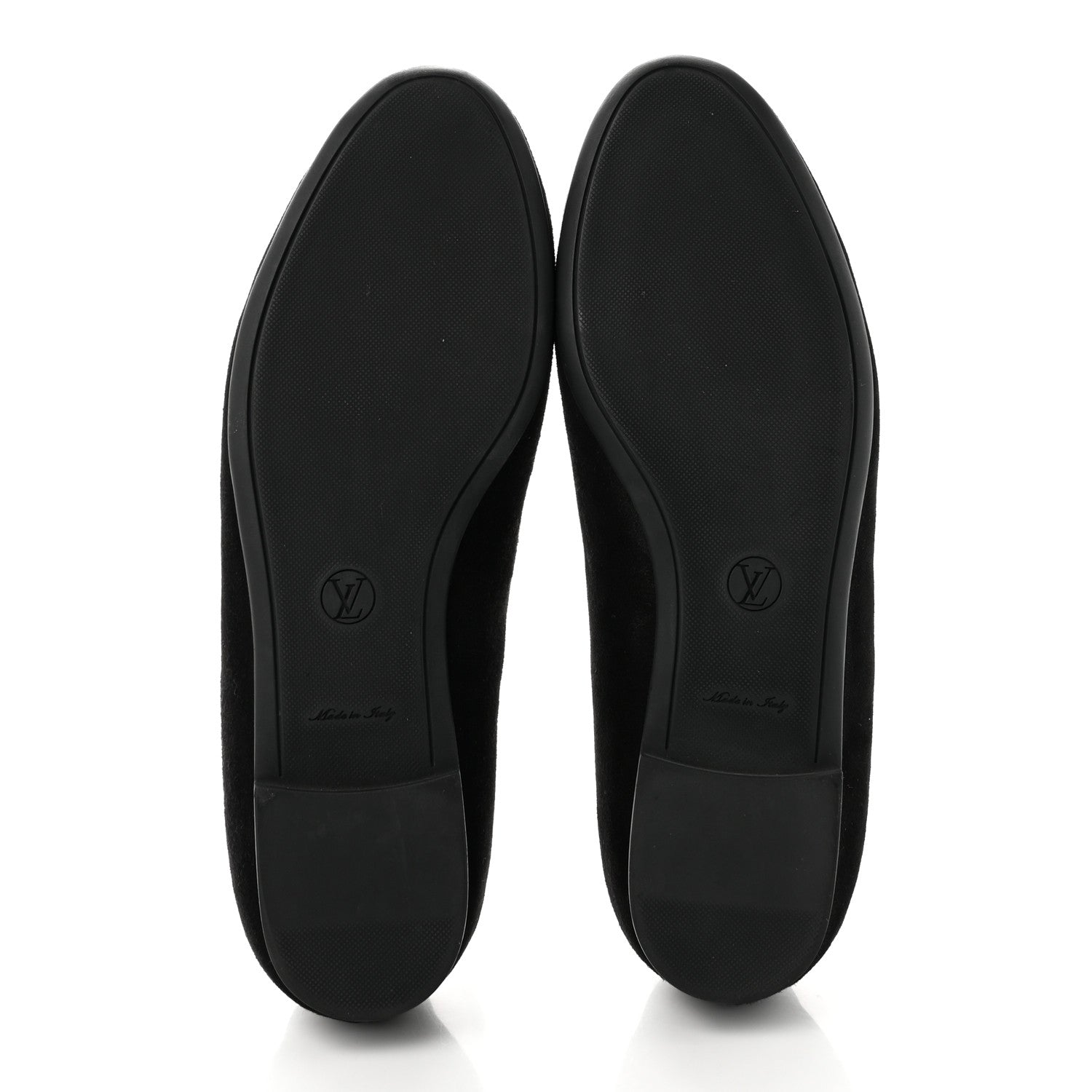 Louis Vuitton Suede Monogram Uniformes Ballet Flats 37 Black 5 of 8