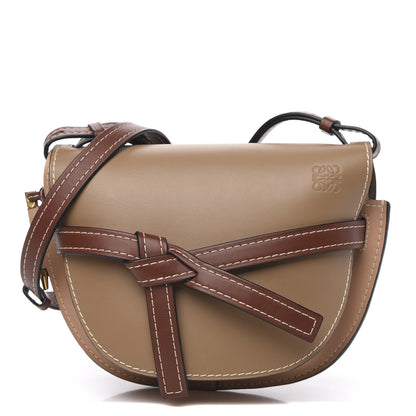 Loewe Calfskin Small Gate Crossbody Bag Taupe 1 of 9