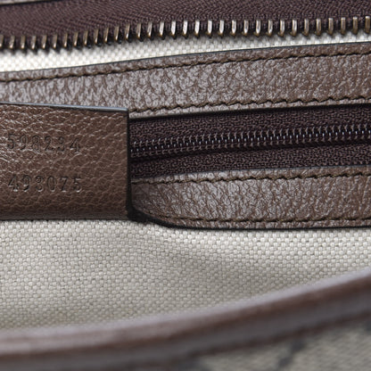 Gucci GG Supreme Monogram Web Toiletry Case Brown 7 of 10