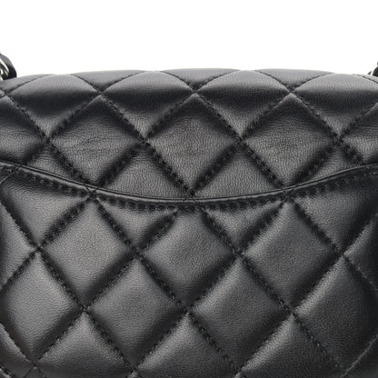 Chanel Lambskin Quilted Mini Rectangular Flap Black 10 of 13
