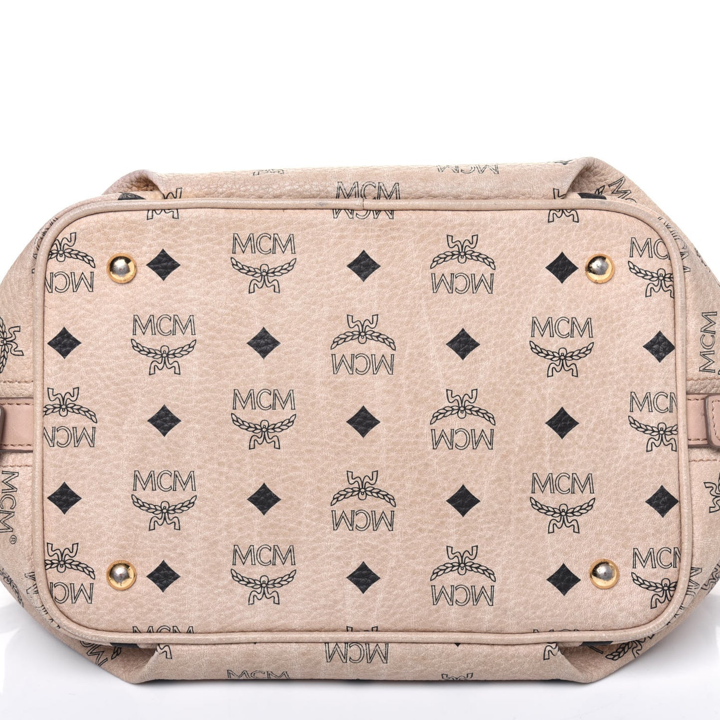Visetos Essential Drawstring Bucket Bag Beige