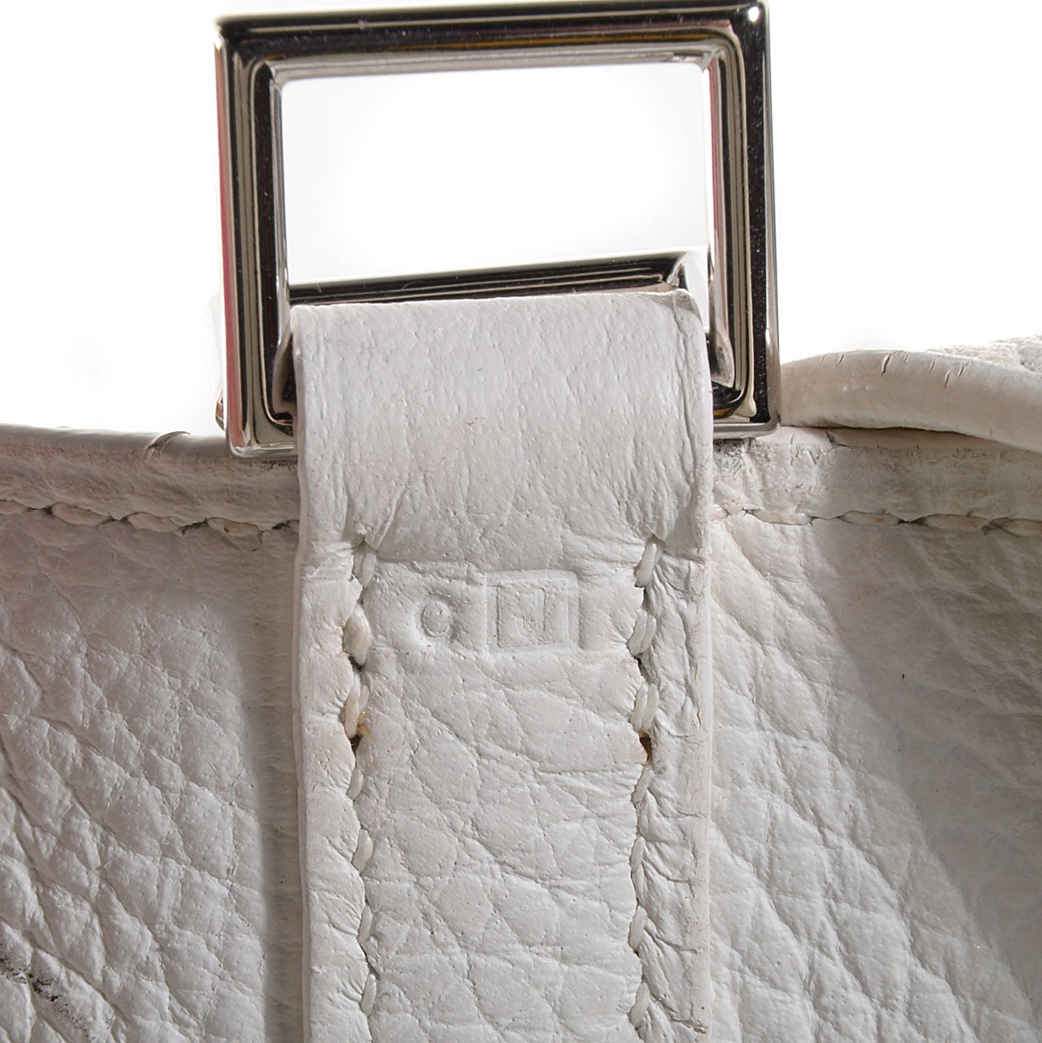 Hermes Taurillon Clemence Picotin PM White 7 of 8