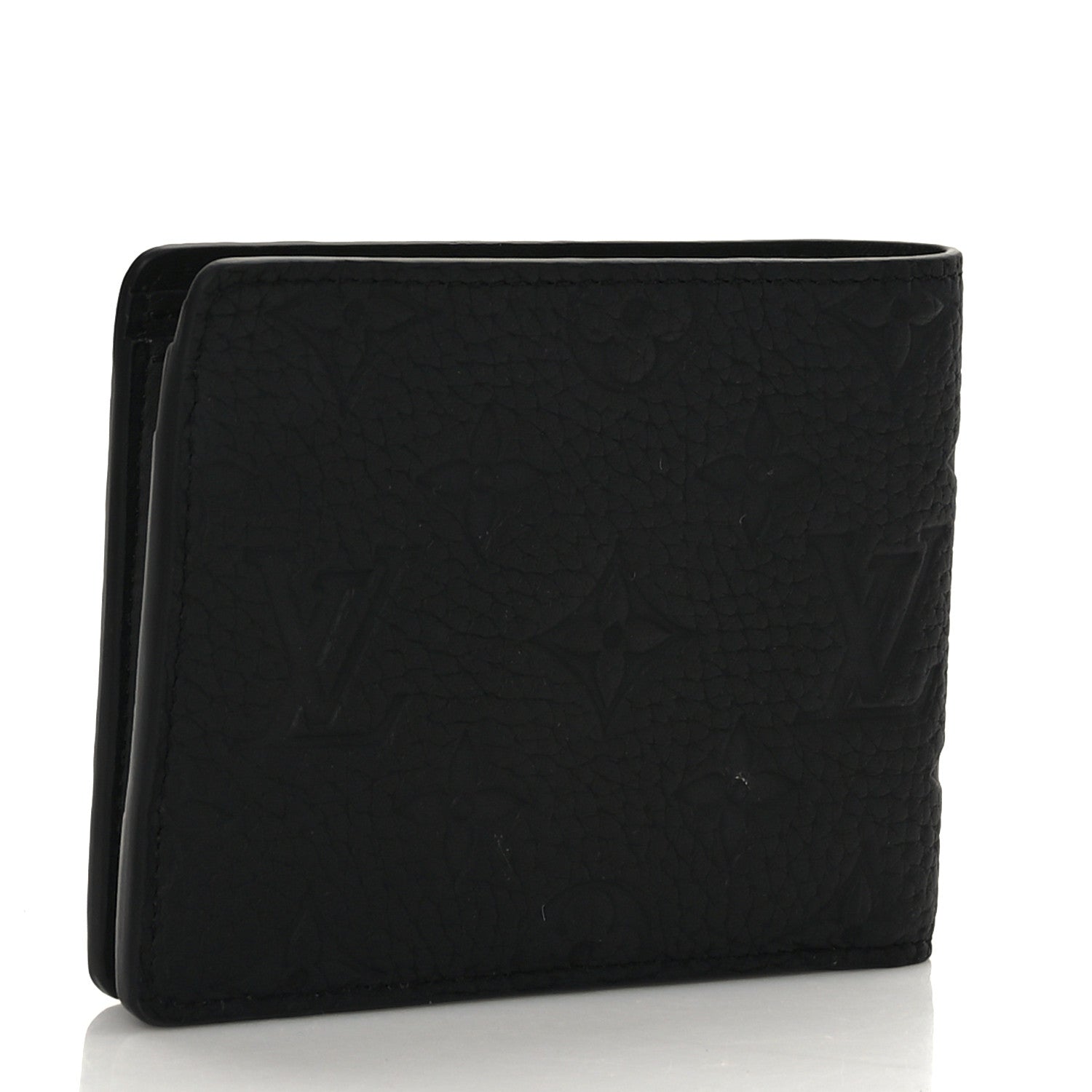 Louis Vuitton Taurillon Monogram Multiple Wallet Black 3 of 6