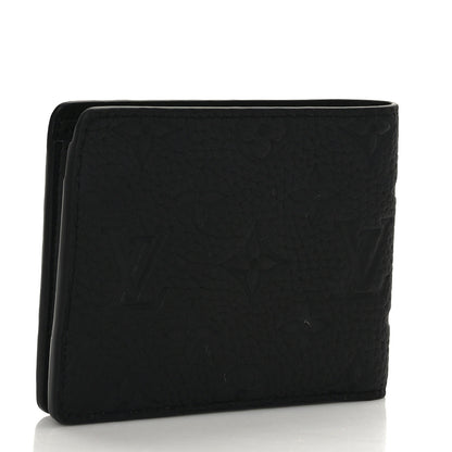 Louis Vuitton Taurillon Monogram Multiple Wallet Black 3 of 6