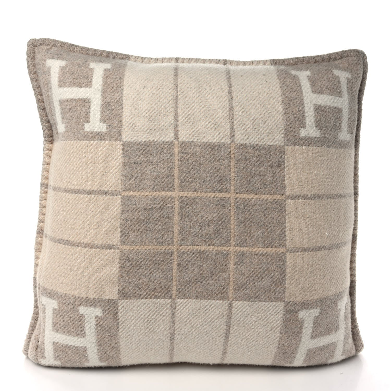 Hermes Wool Cashmere Avalon III Pillow PM Coco Camomille 2 of 5