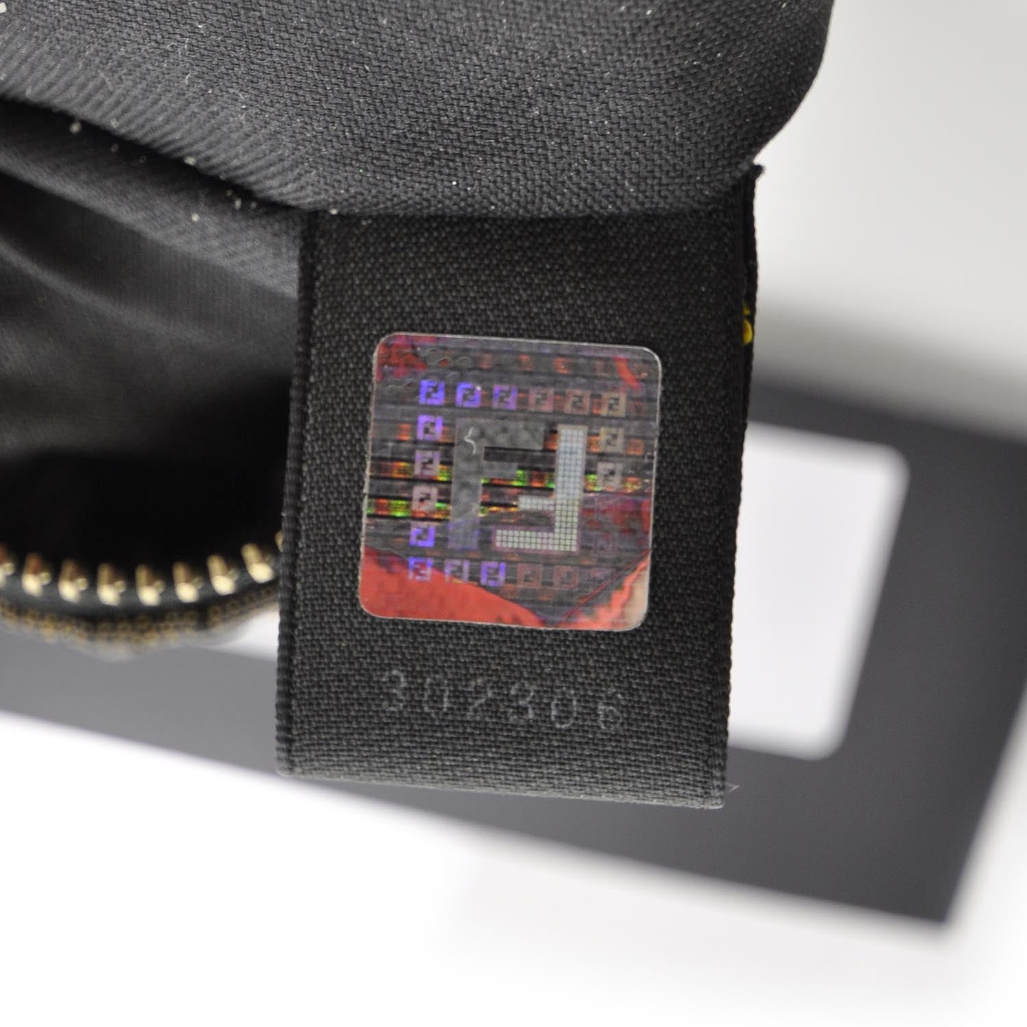 Fendi Zucca Cuoio Lucido Small Hobo Tobacco Moro 9 of 10