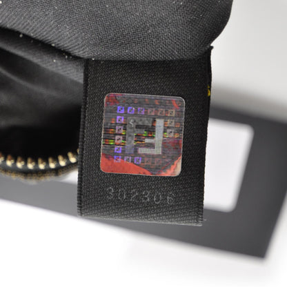 Fendi Zucca Cuoio Lucido Small Hobo Tobacco Moro 9 of 10