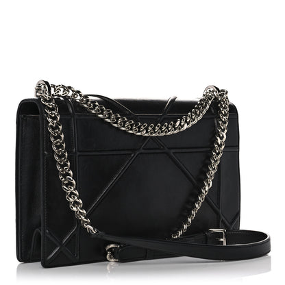 Christian Dior Lambskin Large Diorama Flap Bag Black 2 of 10