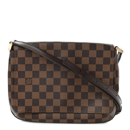 Louis Vuitton Damier Ebene Musette Tango Long Strap 1 of 8