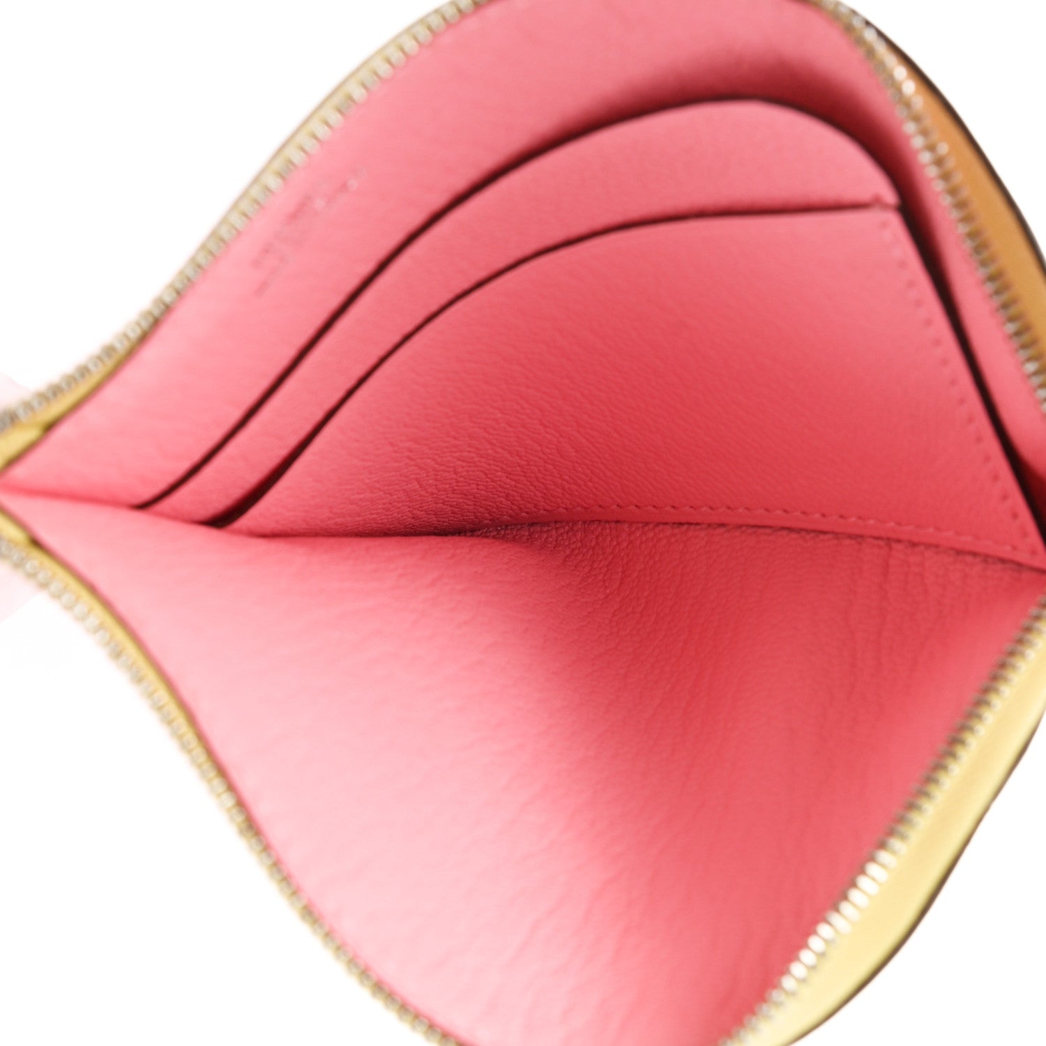Hermes Chevre Mysore Paddock Change Purse Rose Confetti Brique 5 of 8