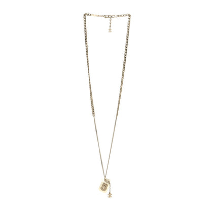 Chanel Resin Crystal CC No 5 Perfume Bottle Necklace 3 of 5