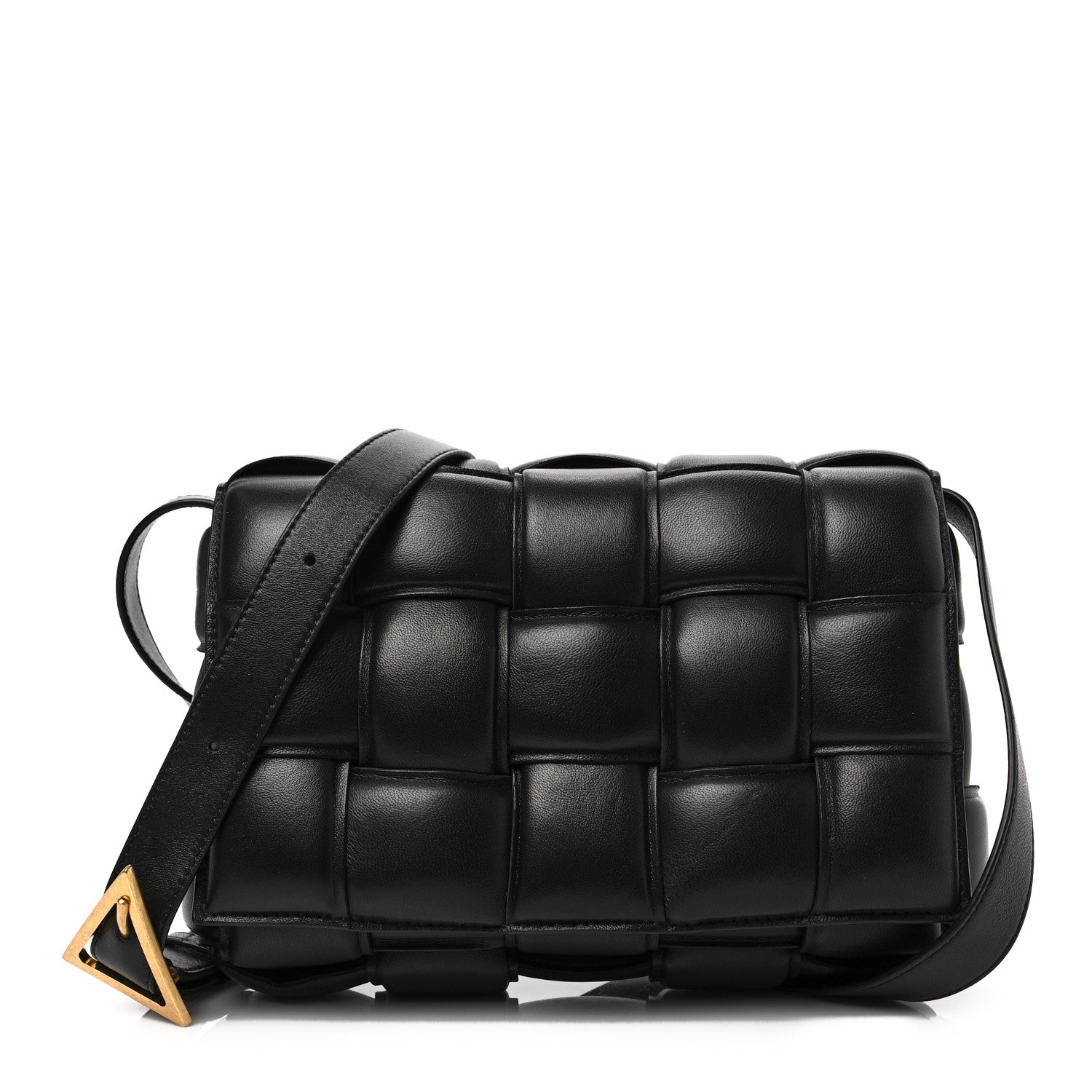 Bottega Veneta Nappa Maxi Intreccio Padded Cassette Crossbody Bag Black 1 of 7