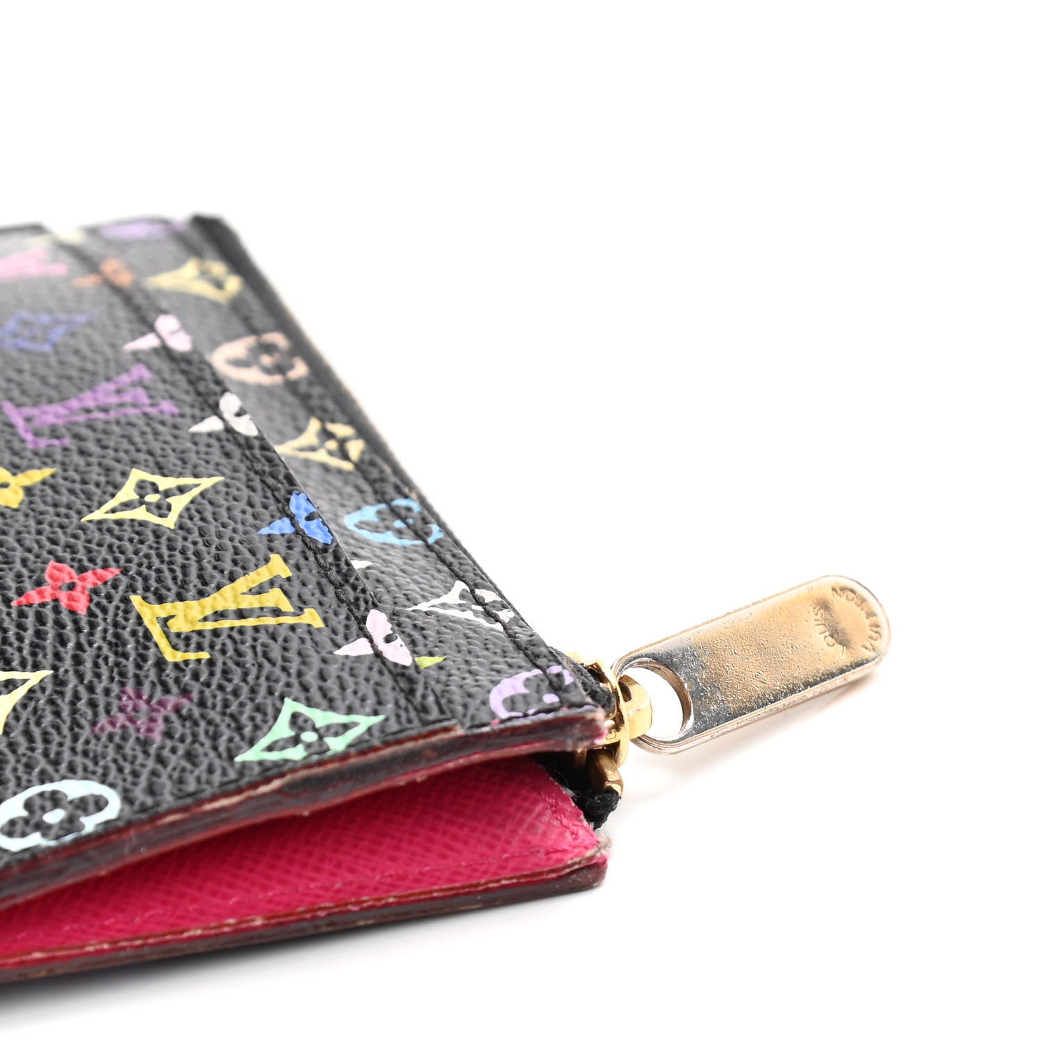 Louis Vuitton Monogram Multicolor Key Pouch Black Grenade 12 of 15
