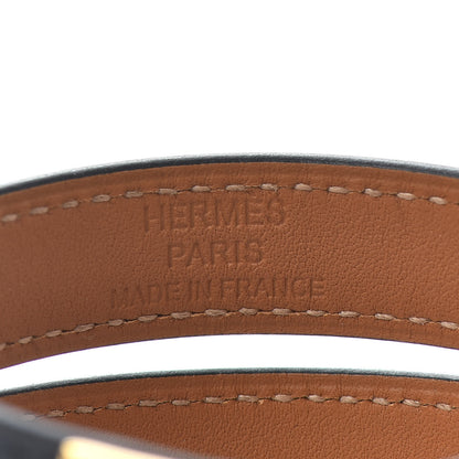 Hermes Box Kelly Double Tour Bracelet T2 Black 4 of 4