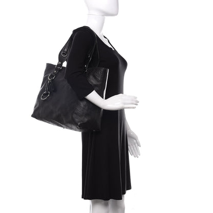 Gucci Guccissima Medium Icon Bit Tote Black 2 of 11
