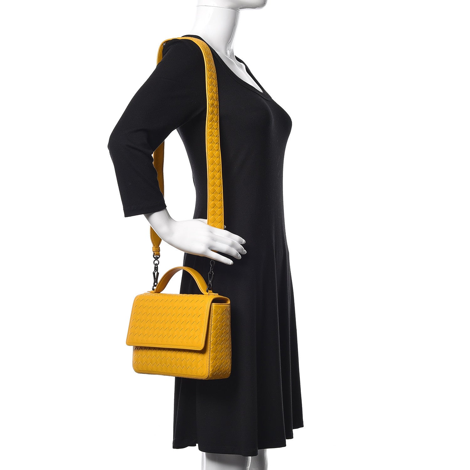 Bottega Veneta Nappa Intrecciato Alumna Bag Butterscotch 2 of 9