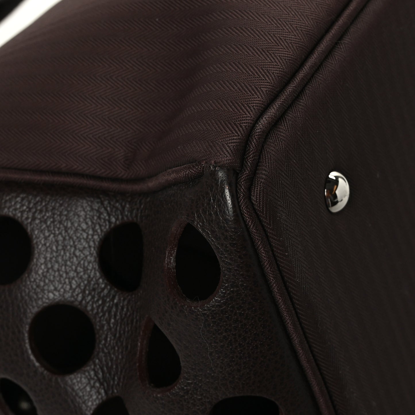 Toile Buffle Skipper TouTou Pet Carrier Bordeaux