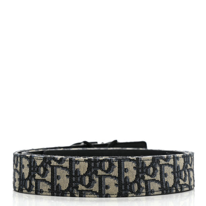 Christian Dior Oblique 35mm Belt 100 Blue Multi 2 of 6