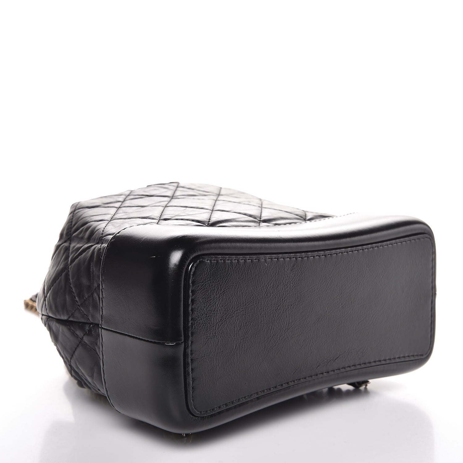 Chanel Aged Calfskin Quilted Small Gabrielle Backpack Black 4 of 8