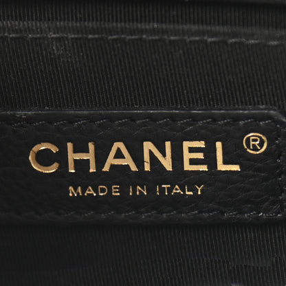 Chanel Caviar Chevron Quilted Small Boy Flap Black 6 of 10