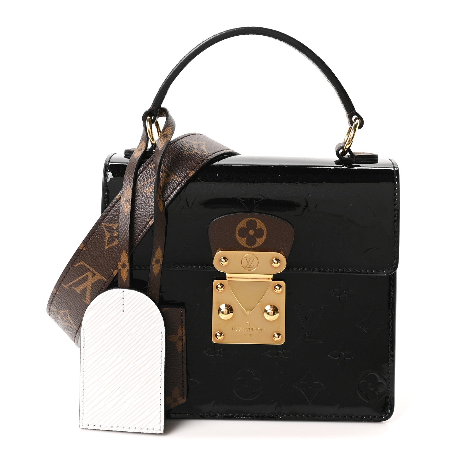 Louis Vuitton Vernis Epi Monogram Spring Street Black 1 of 10