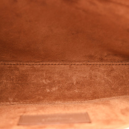 Saint Laurent Smooth Calfskin Canvas Le 5 A 7 Hobo Natural Beige Brick 5 of 11
