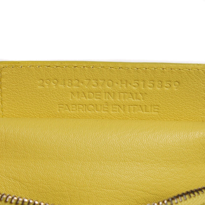 Balenciaga Veau Papier Mini Triple Shoulder Bag Jaune Poussin 7 of 8