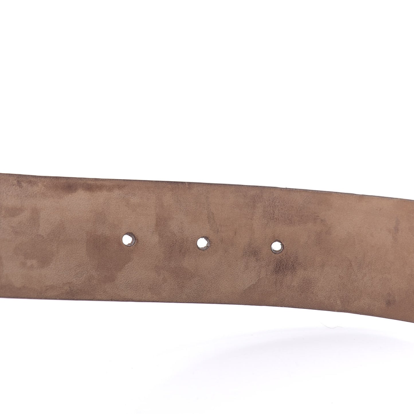 GG Supreme Monogram Interlocking G Belt 85 34 Ebony Bronze