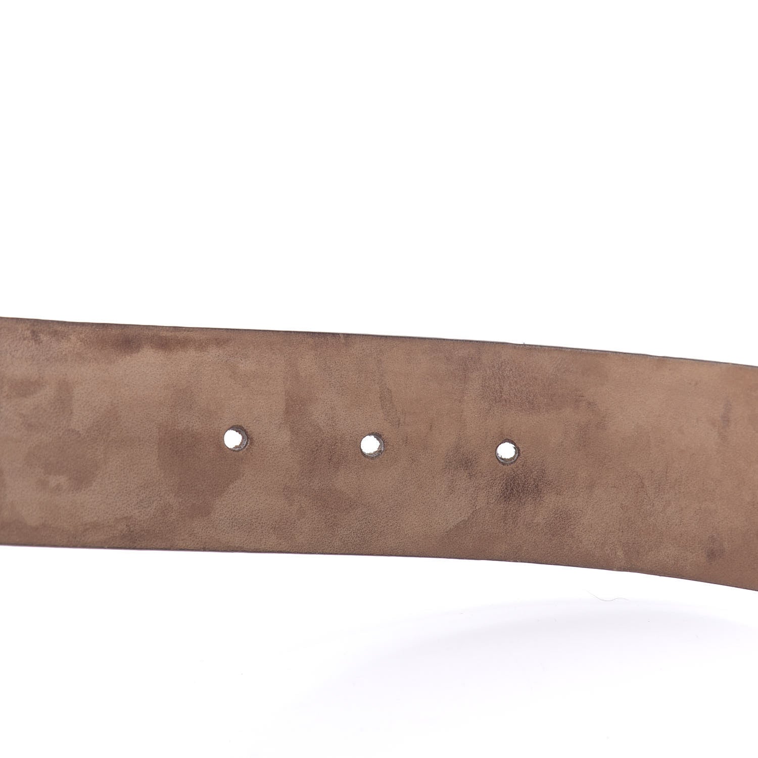 Gucci GG Supreme Monogram Interlocking G Belt 85 34 Ebony Bronze 7 of 8