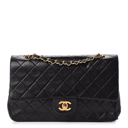 Chanel Lambskin Quilted Medium Double Flap Black 1 of 19