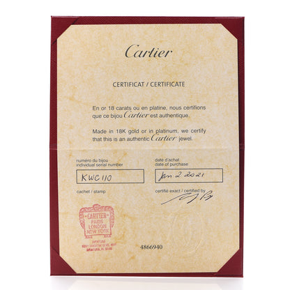 Cartier 18K Pink Gold 5.5mm LOVE Ring 56 7.5 5 of 6