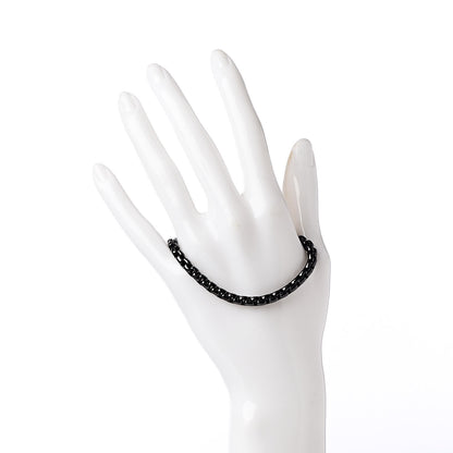 David Yurman Sterling Silver Darkened Stainless Steel Box Chain Bracelet 2 of 4