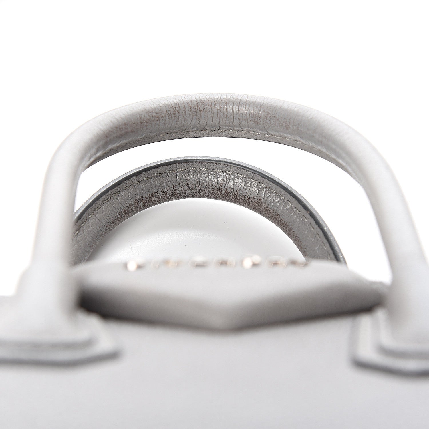 Givenchy Sugar Goatskin Mini Antigona Pearl Grey 16 of 16
